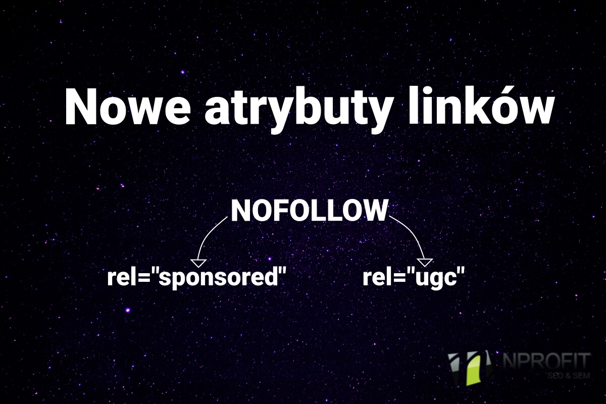 Nowe atrybuty linków nofollow sponsored i ugc