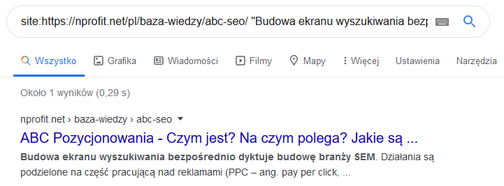 Wyszukiwanie w Google